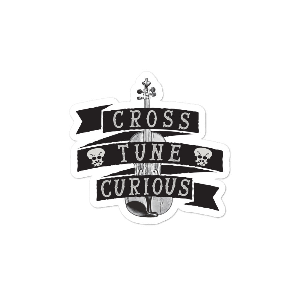 Cross Tune Curious Bubble-free stickers